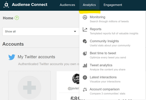 12 Connect Analytics tab